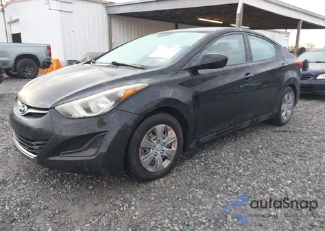 2016 Hyundai Elantra Se from USA, damaged, VIN KMHDH4AE0GU583549